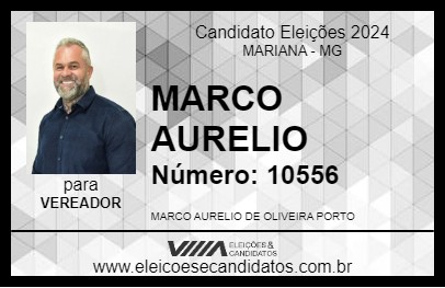 Candidato MARCO ÁURELIO 2024 - MARIANA - Eleições