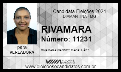 Candidato RIVAMARA 2024 - DIAMANTINA - Eleições