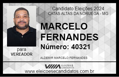 Candidato MARCELO FERNANDES 2024 - CATAS ALTAS DA NORUEGA - Eleições