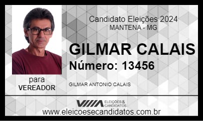 Candidato GILMAR CALAIS 2024 - MANTENA - Eleições