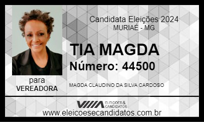 Candidato TIA MAGDA 2024 - MURIAÉ - Eleições