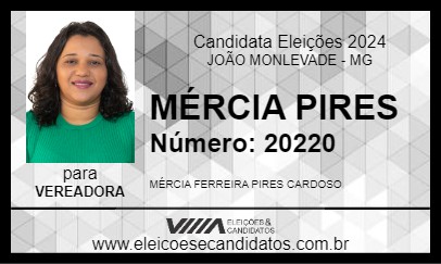 Candidato MÉRCIA PIRES 2024 - JOÃO MONLEVADE - Eleições