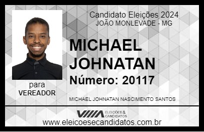 Candidato MICHAEL JOHNATAN 2024 - JOÃO MONLEVADE - Eleições