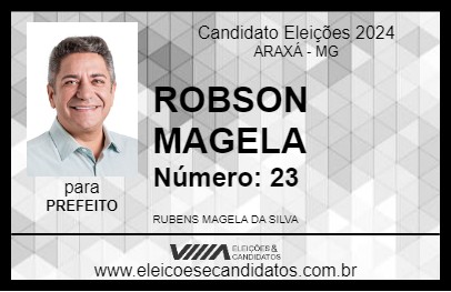 Candidato ROBSON MAGELA 2024 - ARAXÁ - Eleições