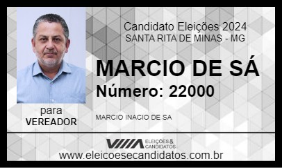 Candidato MARCIO DE SÁ 2024 - SANTA RITA DE MINAS - Eleições