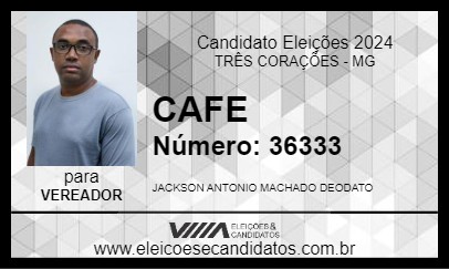 Candidato CAFE 2024 - TRÊS CORAÇÕES - Eleições