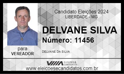 Candidato DELVANE SILVA 2024 - LIBERDADE - Eleições