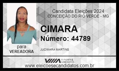 Candidato CIMARA 2024 - CONCEIÇÃO DO RIO VERDE - Eleições