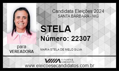 Candidato STELA 2024 - SANTA BÁRBARA - Eleições