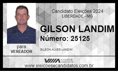 Candidato GILSON LANDIM 2024 - LIBERDADE - Eleições