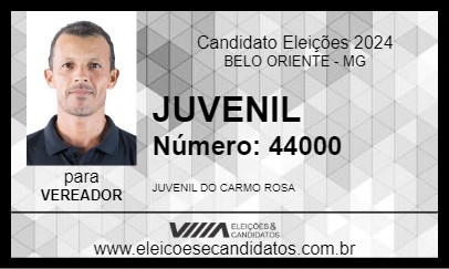 Candidato JUVENIL 2024 - BELO ORIENTE - Eleições