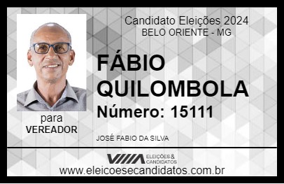 Candidato FÁBIO DO ESPERANÇA 2024 - BELO ORIENTE - Eleições