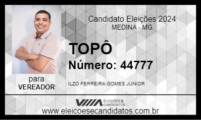 Candidato TOPÔ 2024 - MEDINA - Eleições