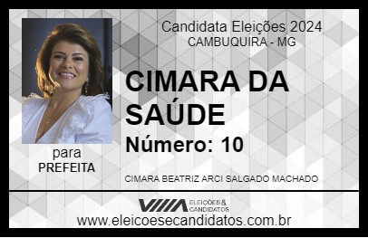 Candidato CIMARA DA SAÚDE 2024 - CAMBUQUIRA - Eleições