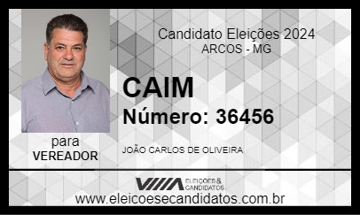 Candidato CAIM 2024 - ARCOS - Eleições