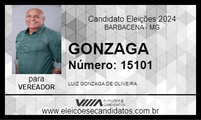 Candidato GONZAGA 2024 - BARBACENA - Eleições