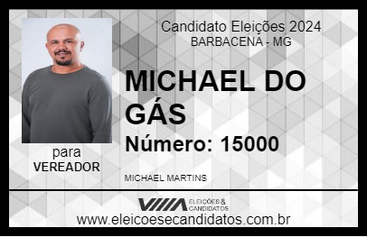 Candidato MICHAEL DO GÁS 2024 - BARBACENA - Eleições