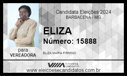 Candidato ELIZA 2024 - BARBACENA - Eleições