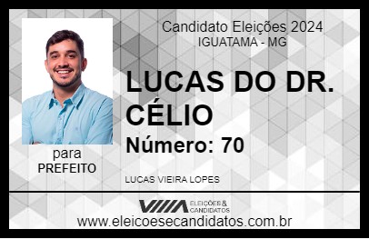 Candidato LUCAS DO DR. CÉLIO 2024 - IGUATAMA - Eleições