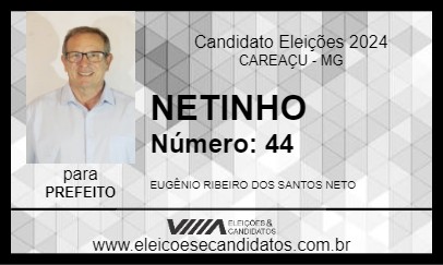 Candidato NETINHO 2024 - CAREAÇU - Eleições