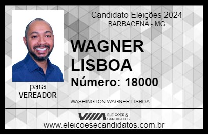 Candidato WAGNER LISBOA 2024 - BARBACENA - Eleições