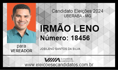 Candidato IRMÃO LENO 2024 - UBERABA - Eleições