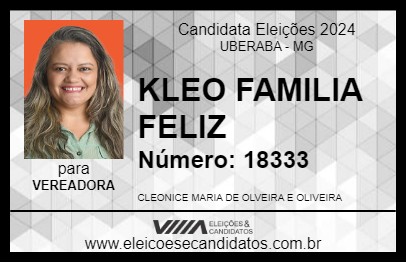 Candidato KLEO OLIVEIRA 2024 - UBERABA - Eleições