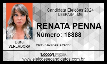 Candidato RENATA PENNA 2024 - UBERABA - Eleições