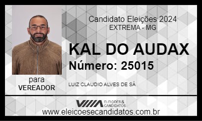 Candidato KAL DO AUDAX 2024 - EXTREMA - Eleições