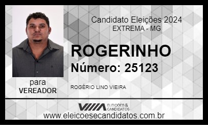 Candidato ROGERINHO 2024 - EXTREMA - Eleições