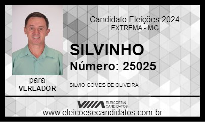 Candidato SILVINHO 2024 - EXTREMA - Eleições