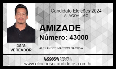 Candidato AMIZADE 2024 - ALAGOA - Eleições