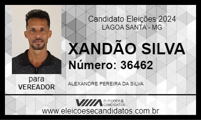 Candidato XANDÃO SILVA 2024 - LAGOA SANTA - Eleições