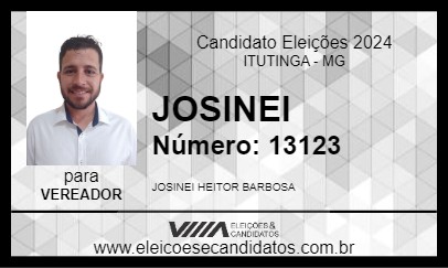 Candidato JOSINEI 2024 - ITUTINGA - Eleições