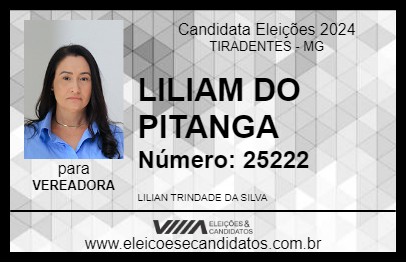 Candidato LILIAM DO PITANGA 2024 - TIRADENTES - Eleições