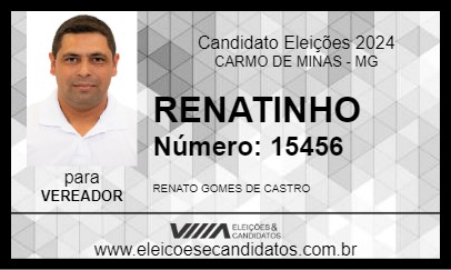 Candidato RENATINHO 2024 - CARMO DE MINAS - Eleições