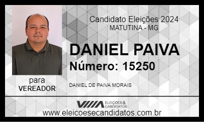 Candidato DANIEL PAIVA 2024 - MATUTINA - Eleições