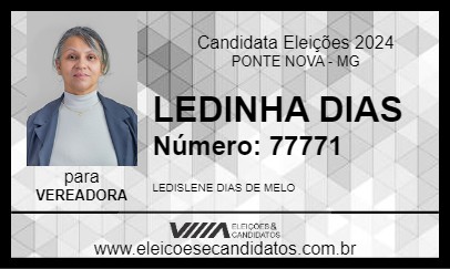 Candidato LEDINHA DIAS 2024 - PONTE NOVA - Eleições