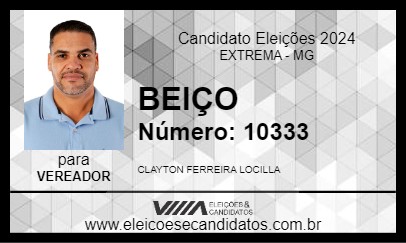 Candidato BEIÇO 2024 - EXTREMA - Eleições