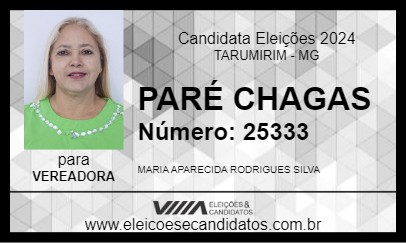 Candidato PARÉ CHAGAS 2024 - TARUMIRIM - Eleições