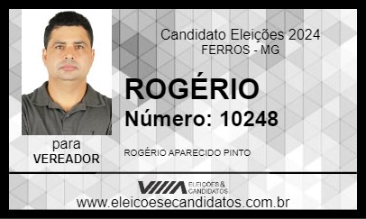 Candidato ROGÉRIO 2024 - FERROS - Eleições