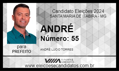 Candidato ANDRÉ 2024 - SANTA MARIA DE ITABIRA - Eleições