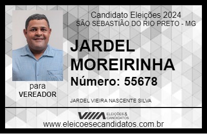 Candidato JARDEL MOREIRINHA 2024 - SÃO SEBASTIÃO DO RIO PRETO - Eleições