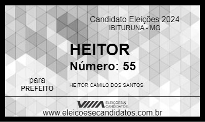 Candidato HEITOR 2024 - IBITURUNA - Eleições