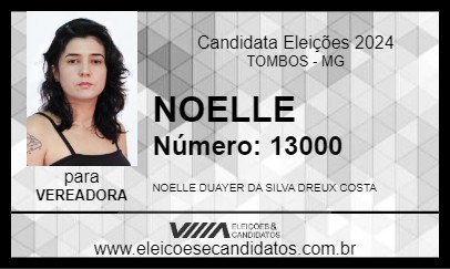 Candidato NOELLE 2024 - TOMBOS - Eleições