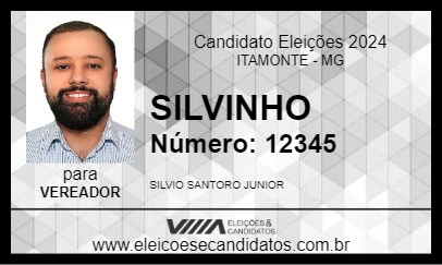 Candidato SILVINHO 2024 - ITAMONTE - Eleições