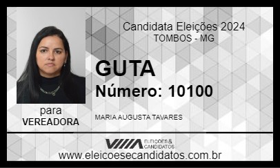 Candidato GUTA 2024 - TOMBOS - Eleições