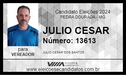 Candidato JULIO DA MADALENA 2024 - PEDRA DOURADA - Eleições