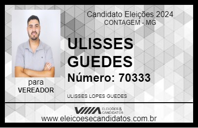 Candidato ULISSES GUEDES 2024 - CONTAGEM - Eleições