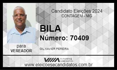 Candidato BILA 2024 - CONTAGEM - Eleições